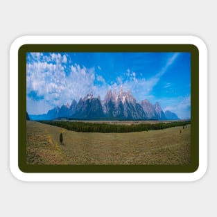 The Grand Tetons Sticker